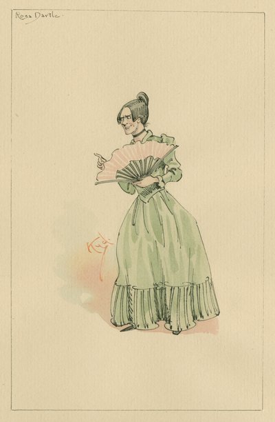 Rosa Dartle, c.1920s by Joseph Clayton Clarke